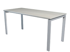 Radni sto NT160x70 belo drvo/sivo