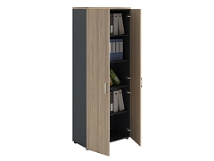 Ormar NV 2080 zatvoreni brest prirodni / antracit