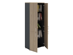 Ormar NV 2080/4 zatvoreni brest prirodni / antracit