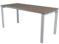 Radni sto NT 160x70 tamni orah/sivi sto
